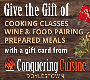 Are you looking for the perfect gift for the food lover in your life? Then our Holiday Gift Guide is for you. From classes to meal packages to gift cards, we have something for every foodie. If your favorite foodie is ready for a delicious and fun evening out, choose one of Conquering Cuisine's cooking classes or wine or beer events! Or maybe for a night in, treat them to one of our elevated, home-cooked, world influenced, family style meal packages which come ready to heat and serve. Can't decide? A gift card is a great choice.